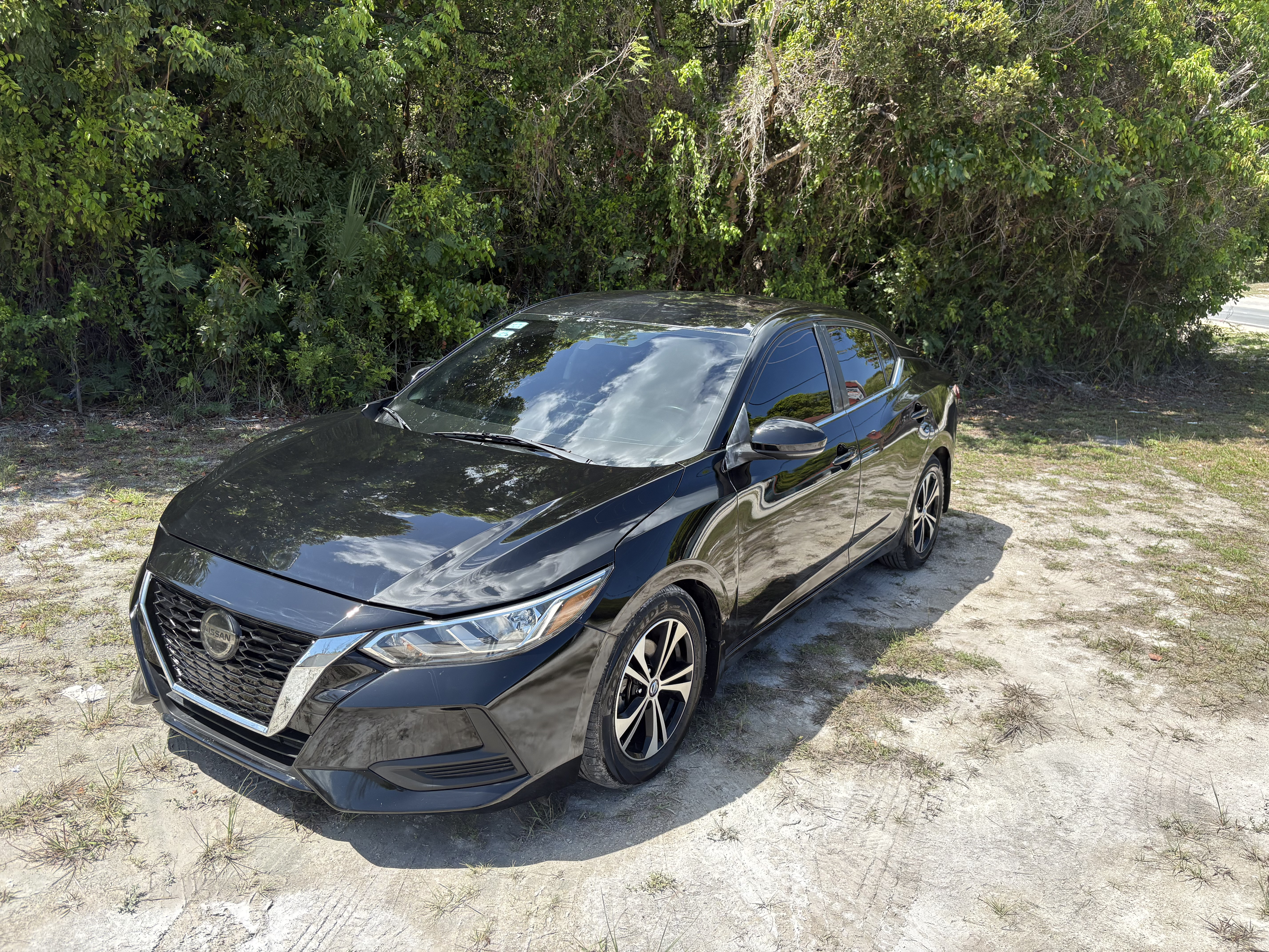 2021 Nissan Sentra SV — front three-quarter view