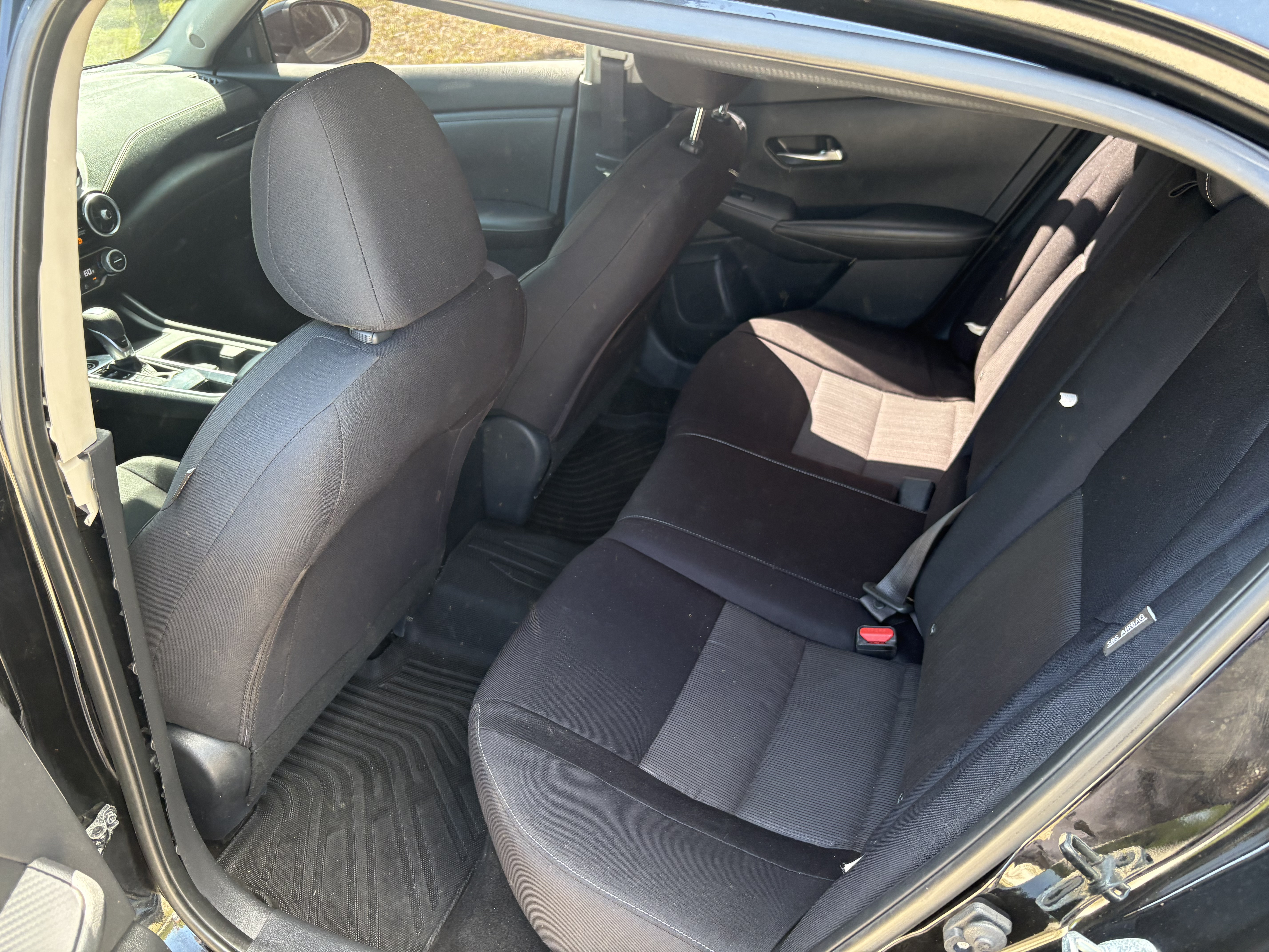 Sentra SV rear seating